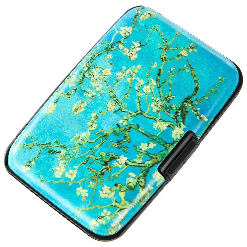 8769 Credit Card Holder, Metal Card Wallet RFID Blocking Mini Slim Aluminum
